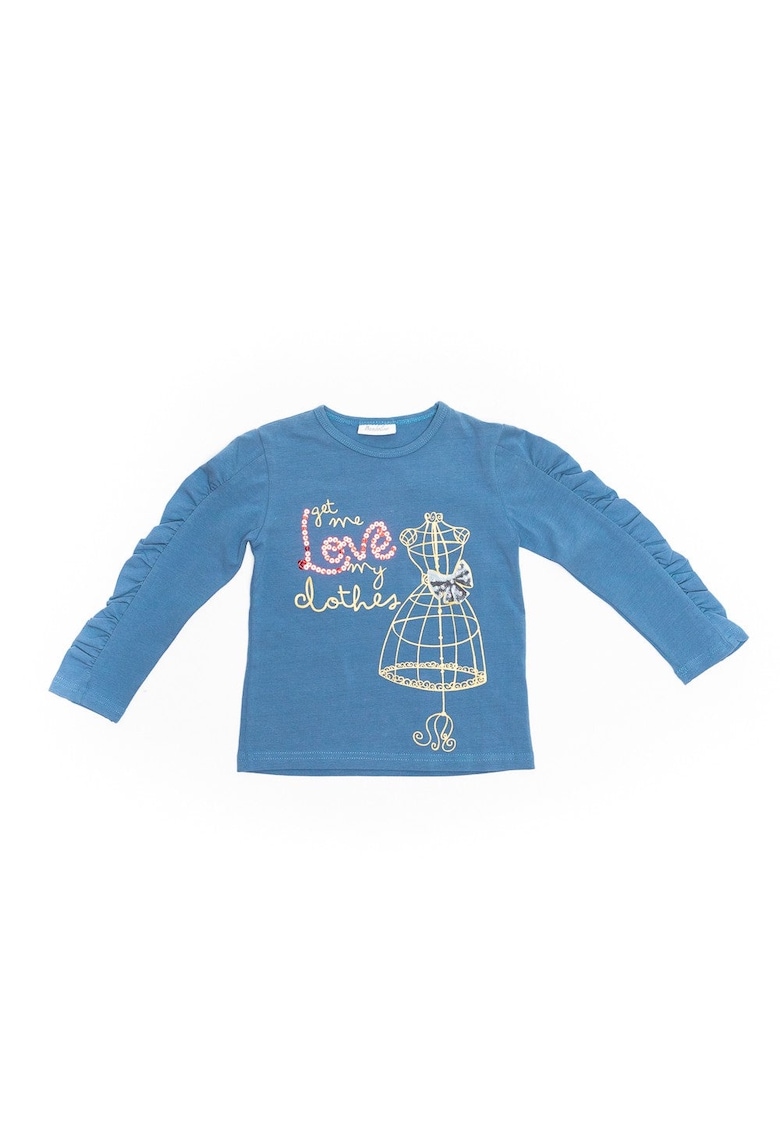 Bluza incretita - fete - Love My Clothes - 40820 - Albastru -