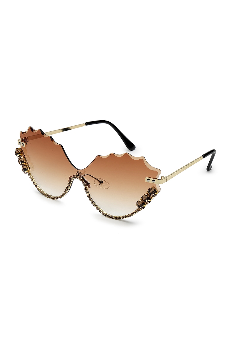 Ochelari de soare cat-eye cu model in degrade