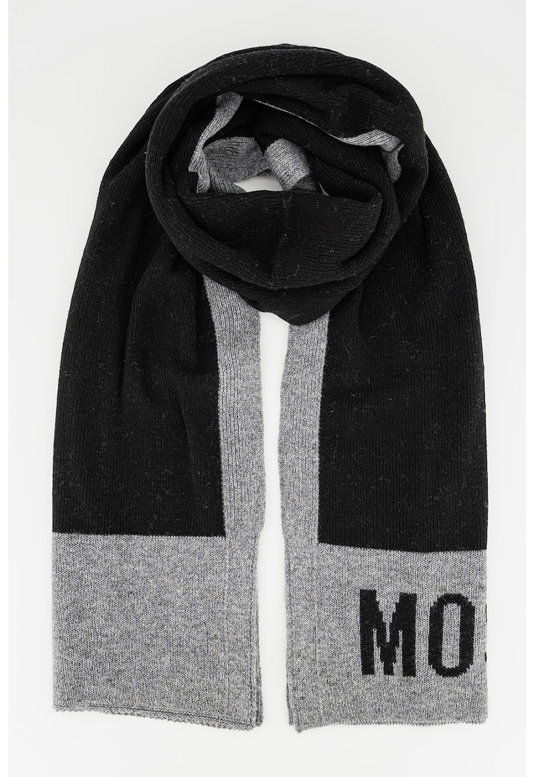 Fular din amestec lana cu logo