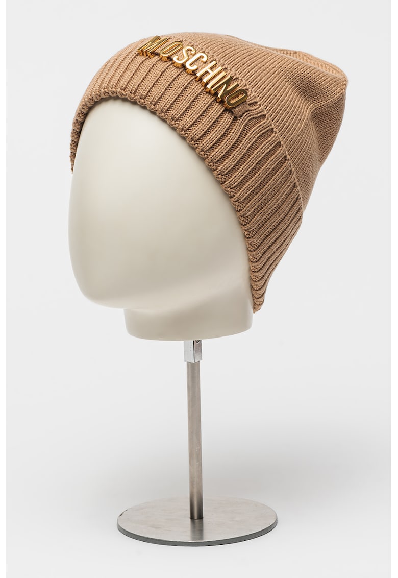 Caciula de lana cu logo Caciula de lana cu logo