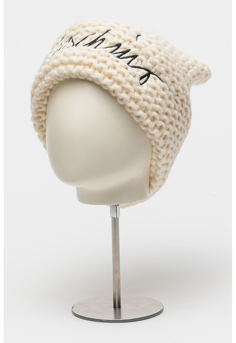 Caciula tricota din amestec de lana si lana alpaca