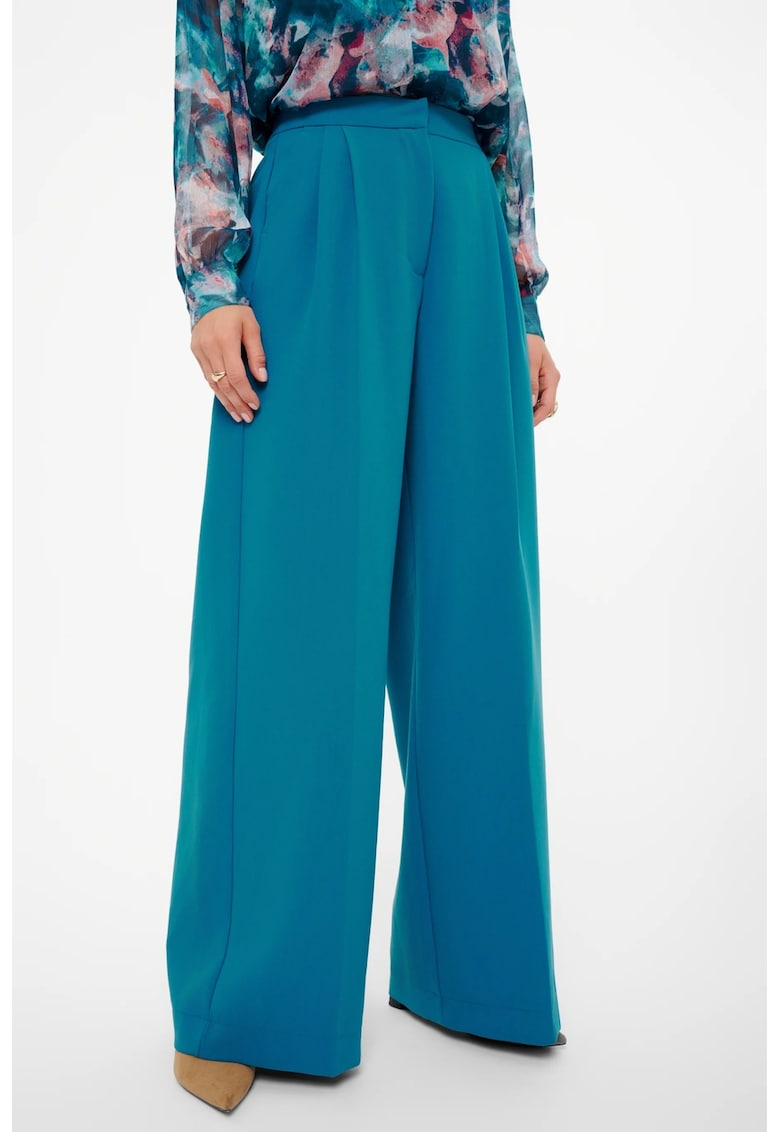 Pantaloni eleganti cu croiala ampla