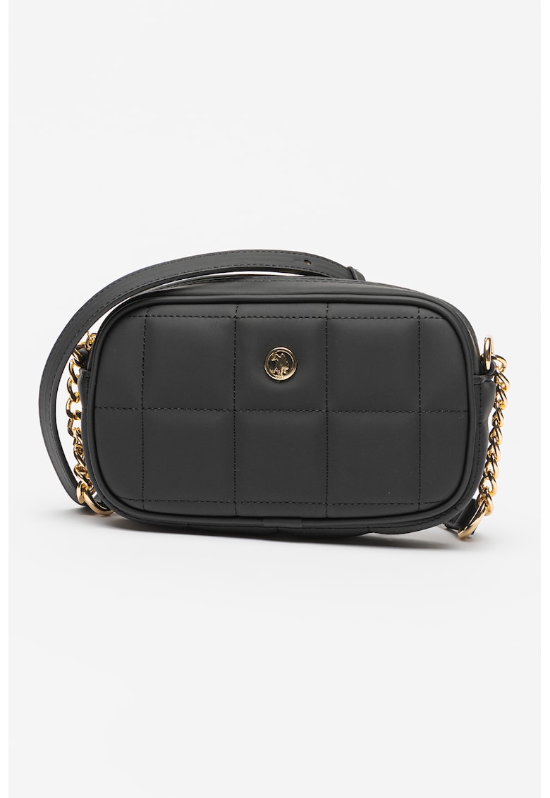 Geanta crossbody din piele ecologica cu detaliu logo