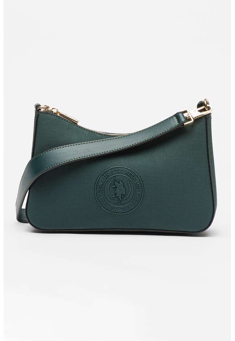 Geanta cu bareta de umar si logo in relief