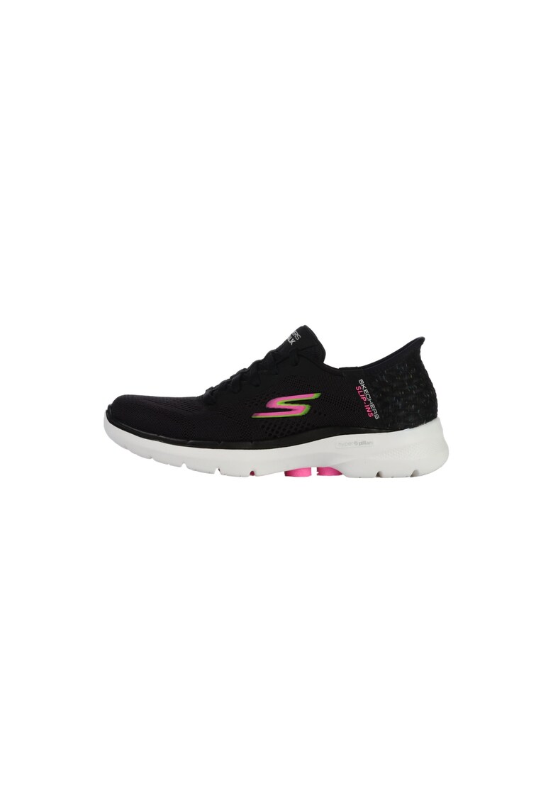 Pantofi sport GO WALK 6 - VIVID ID - SLIP-INS 124627BKMT