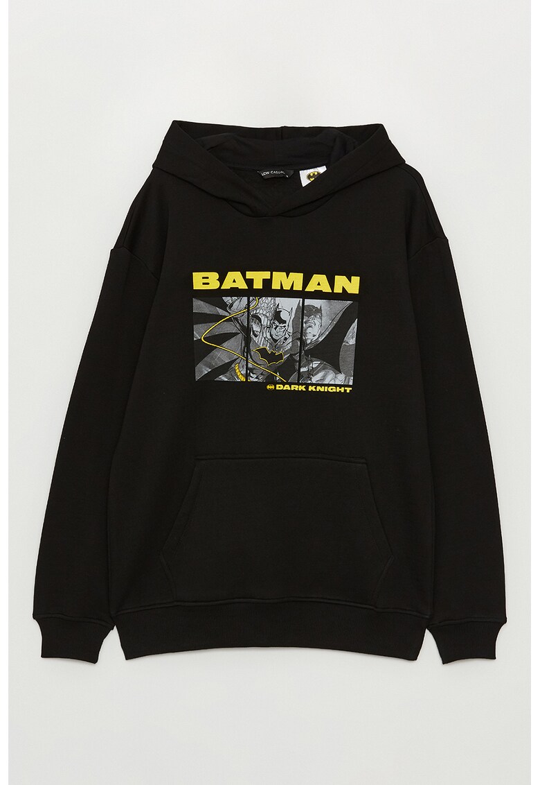 Hanorac cu imprimeu grafic - Negru/Galben