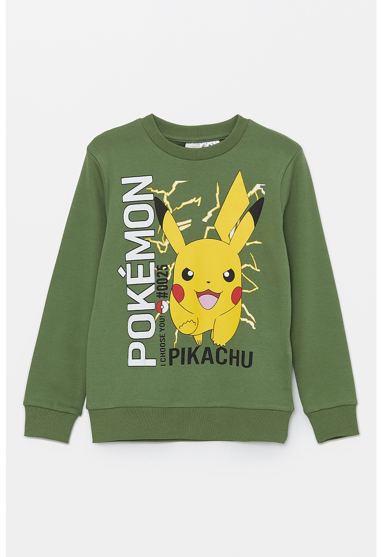 Bluza de trening din bumbac cu imprimeu cu Pikachu