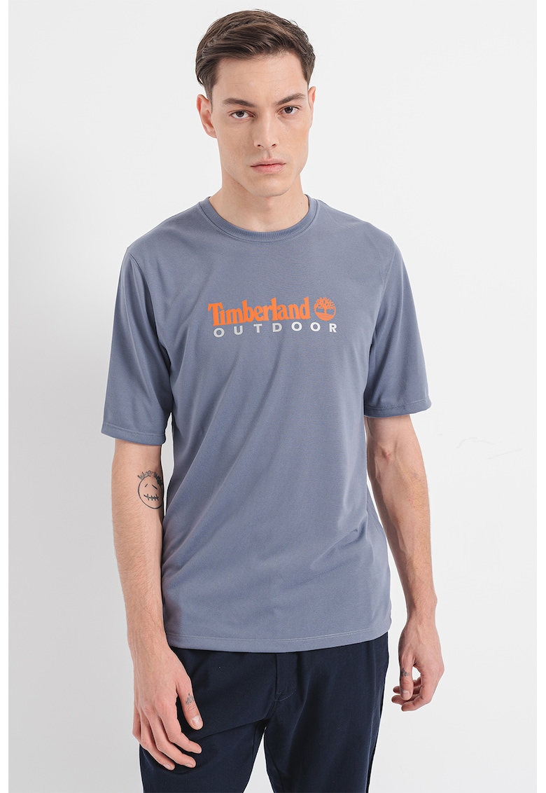 Tricou cu imprimeu logo si protectie UV Outdoor