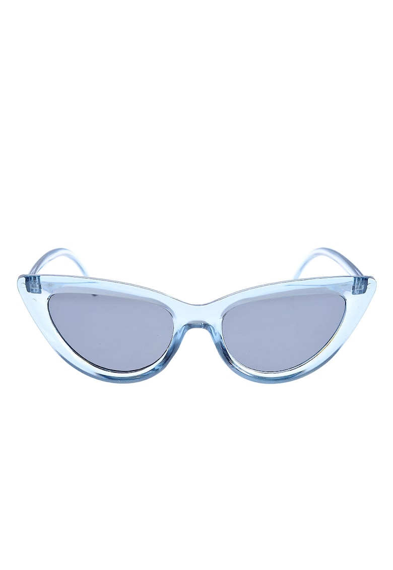 Ochelari de soare bleu stil cat eye