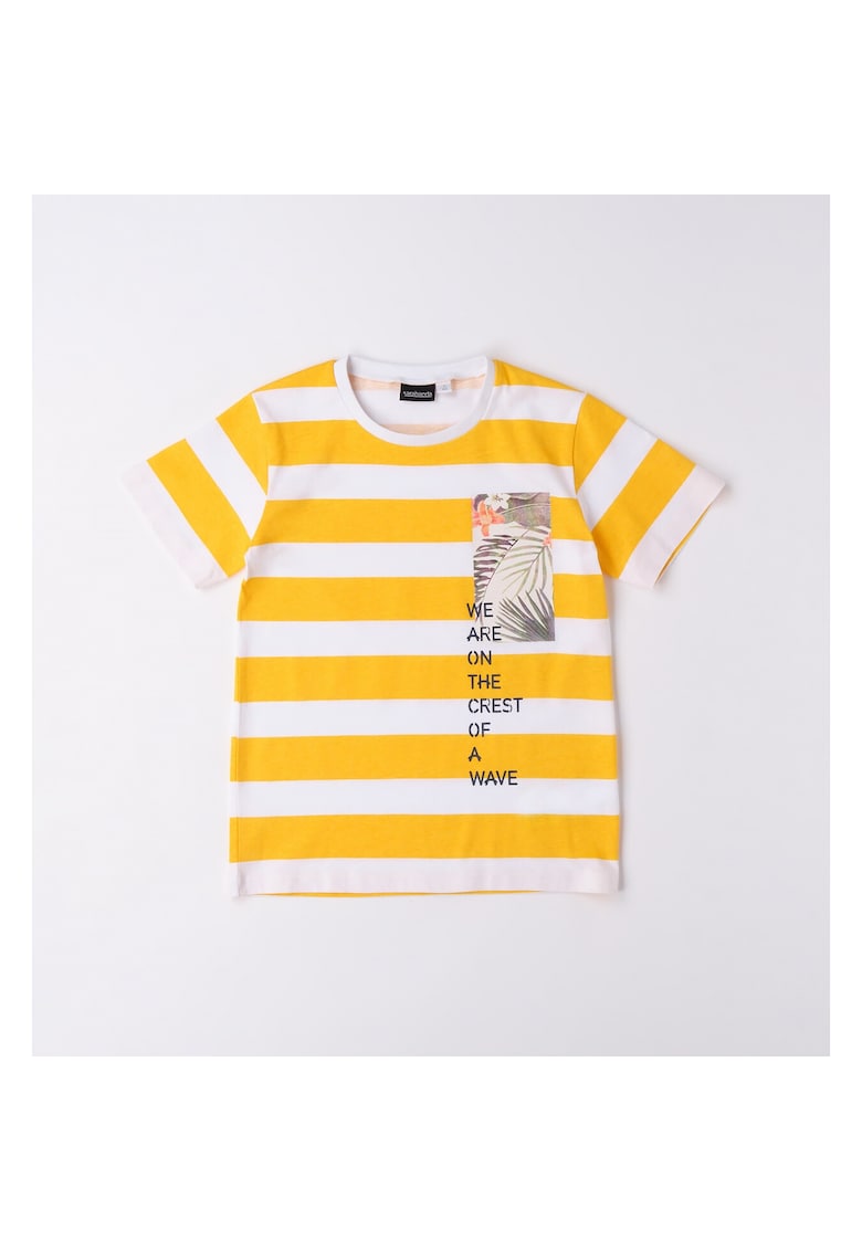 Tricou maneca scurta pentru baiat - 0.6641 - Galben - Galben
