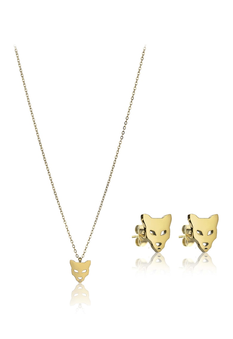 Set de cercei si colier din otel inoxidabil Marc