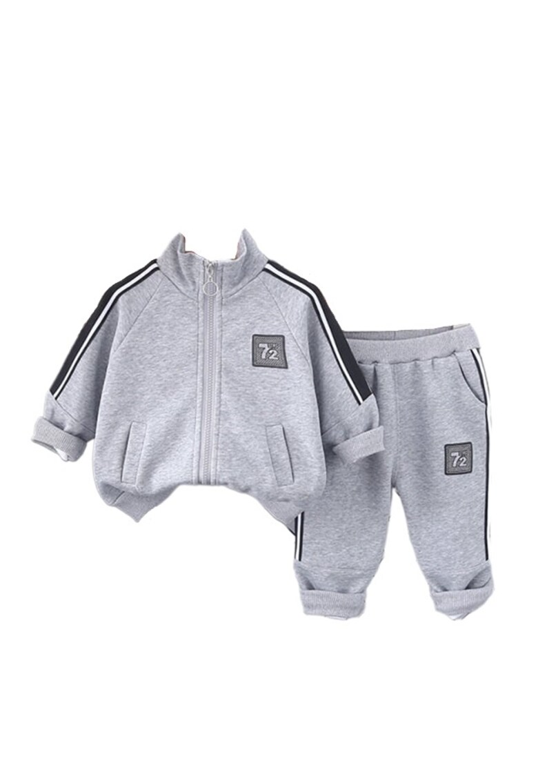 Trening Model Bonny - Uni - Casual - Baieti - Maneca lunga - Gri