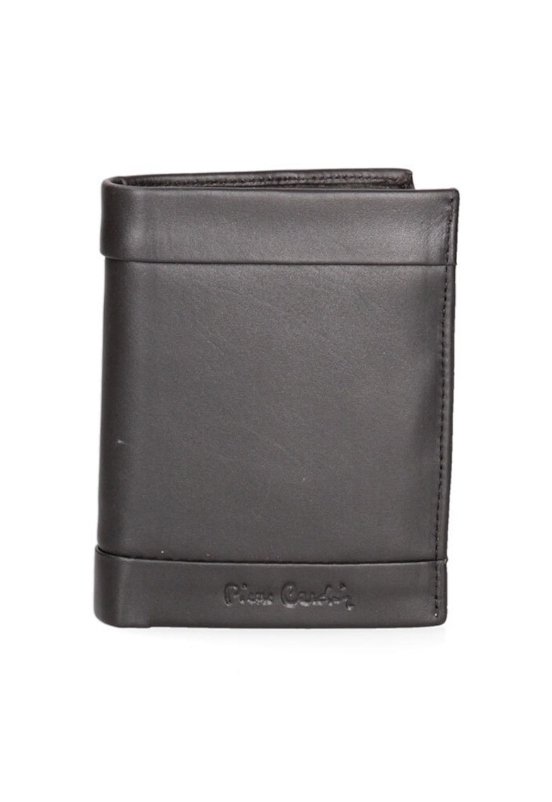 Portofel din piele cu model uni