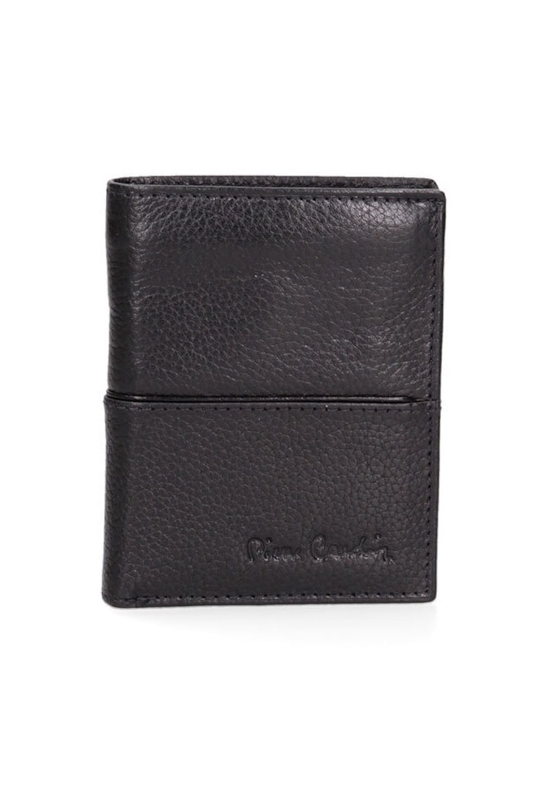 Portofel din piele 168317 - Negru