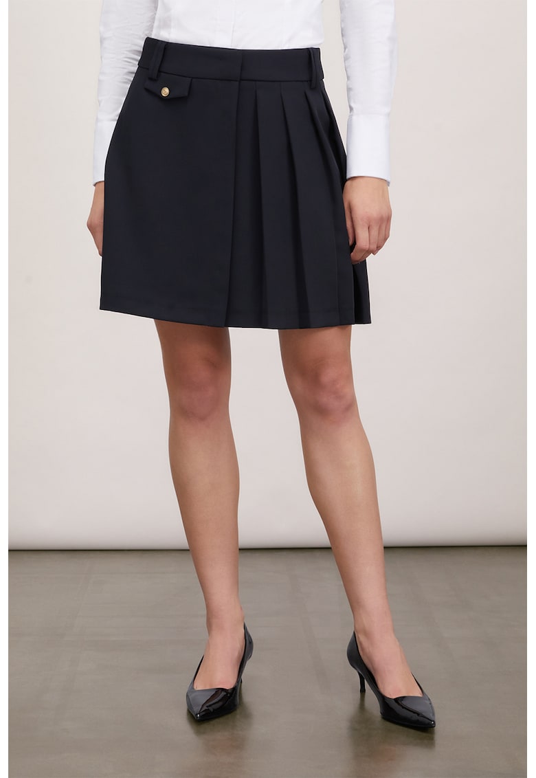 Fusta petrecuta cu detaliu plisse