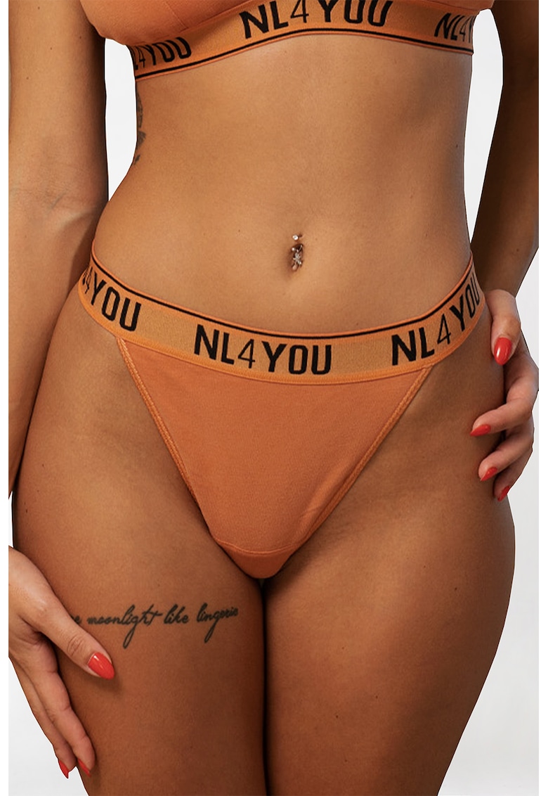 Chiloti tanga cu logo