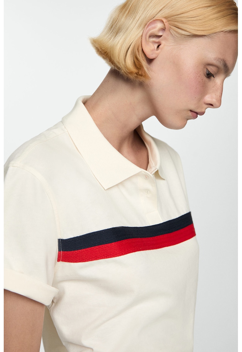 Tricou polo crop Cole