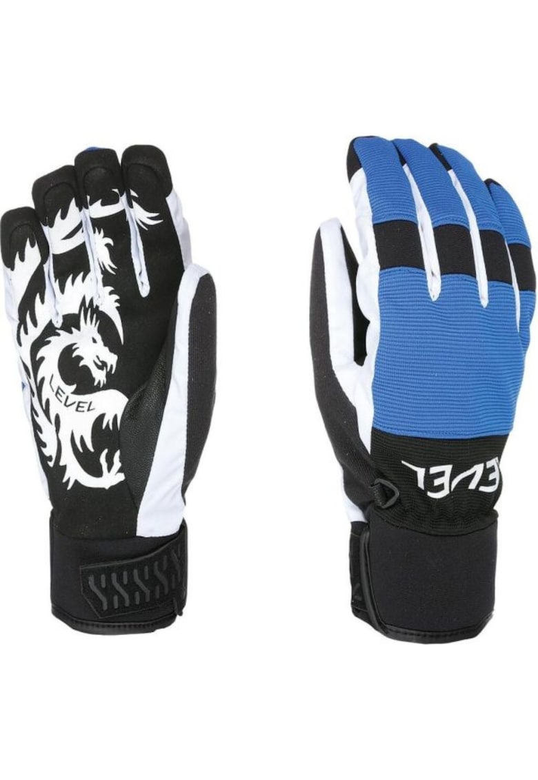 Manusi sport - Poliester / Poliamida - Impermeabil - Negru / Albastru -