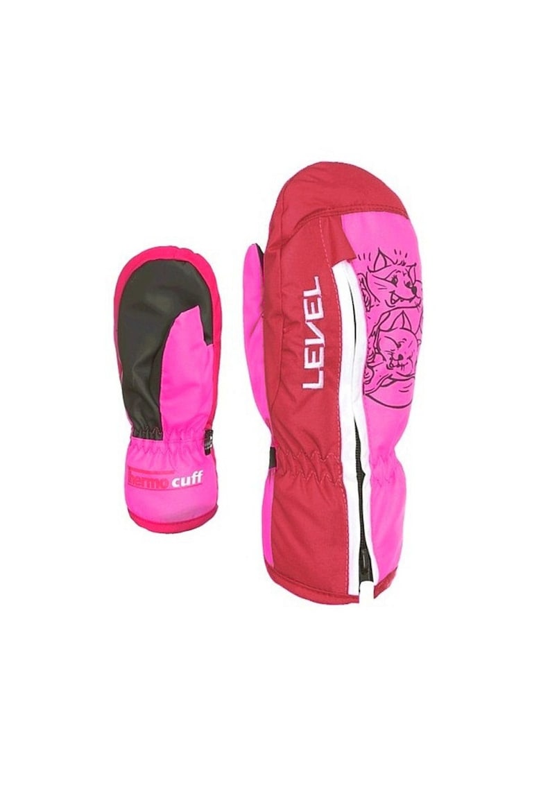 Manusi de schi pentru copii - Level - 104 - roz - poliester