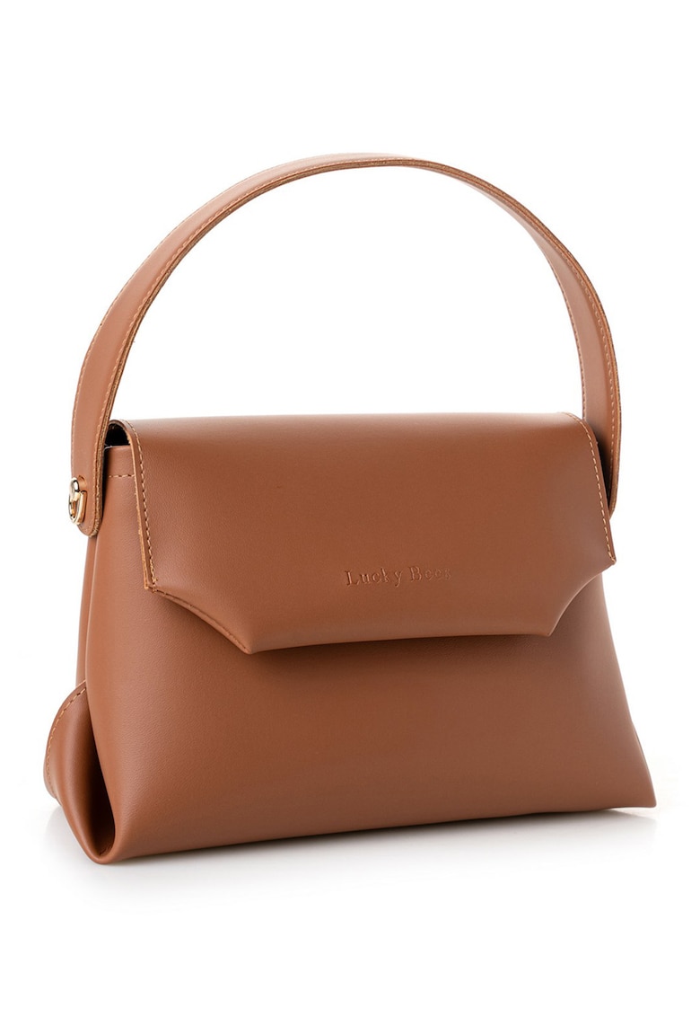 Geanta crossbody eleganta - Caramel - 17x25x11