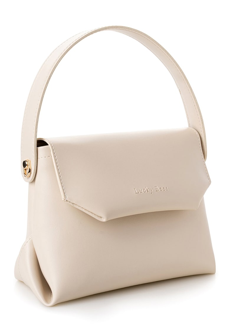 Geanta crossbody eleganta - Crem - 17x25x11