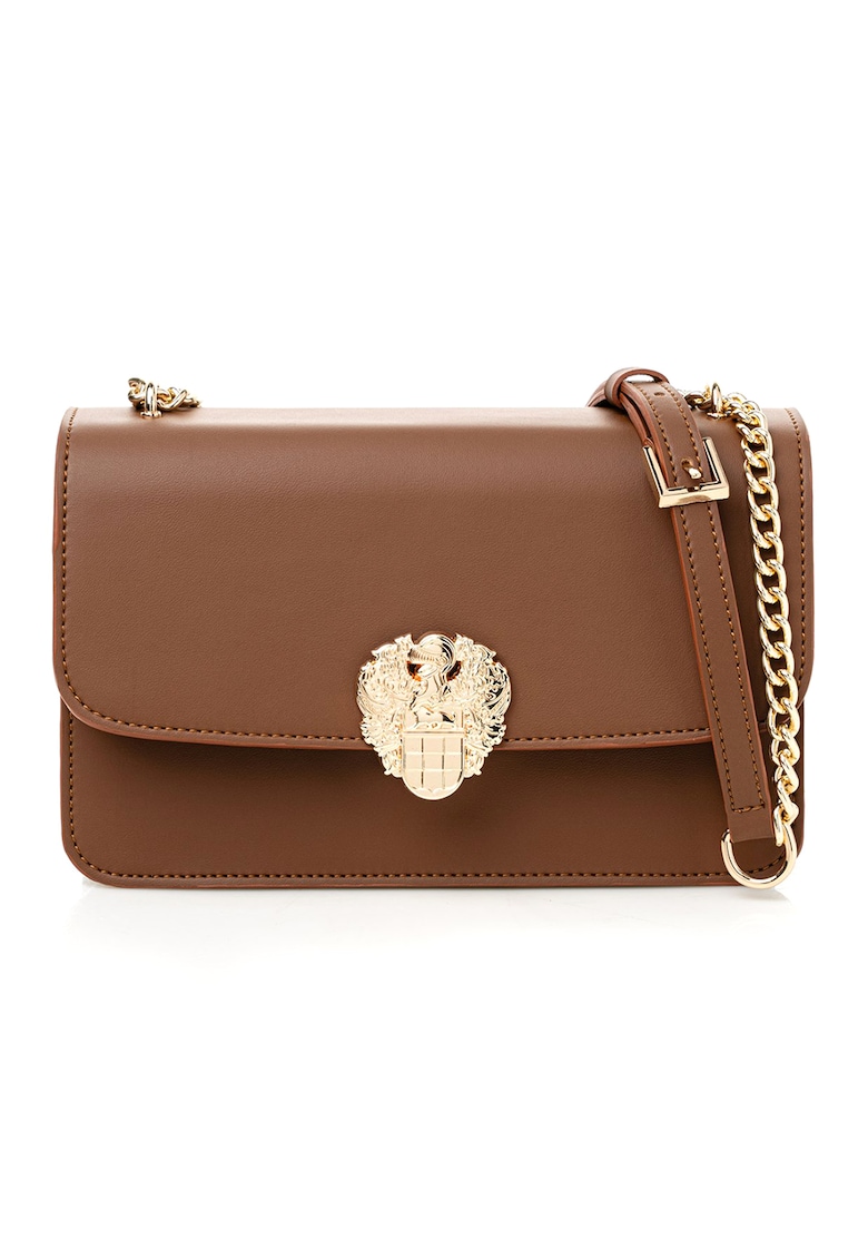 Geanta crossbody din piele ecologica cu bareta din lant