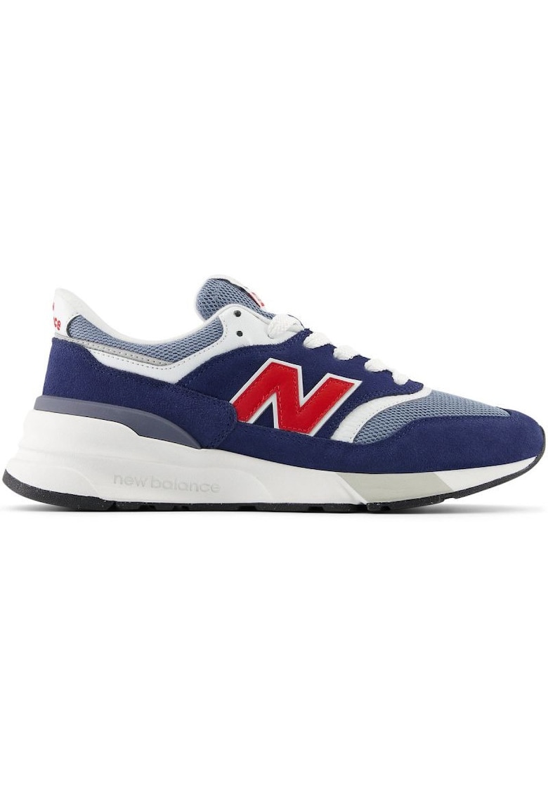 Tenisi bărbați 997 din piele suede albastru – bleumarin – New Balance Tenisi bărbați 997 din piele suede albastru – bleumarin – New Balance
