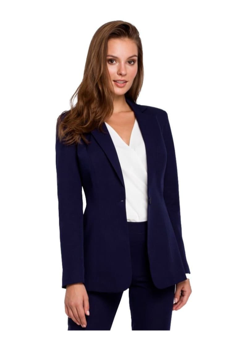 Női formális kabát Gwenelott K036 tinta kék