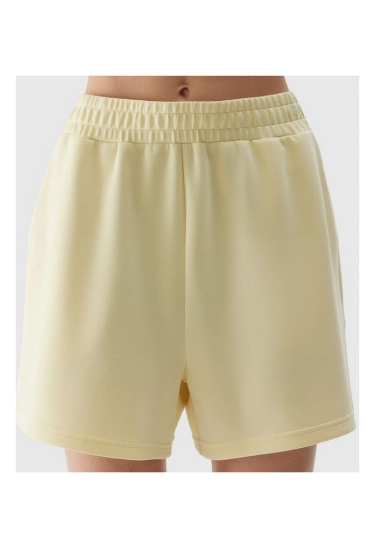 Pantaloni scurti dama - Modal/Elastan - Galben