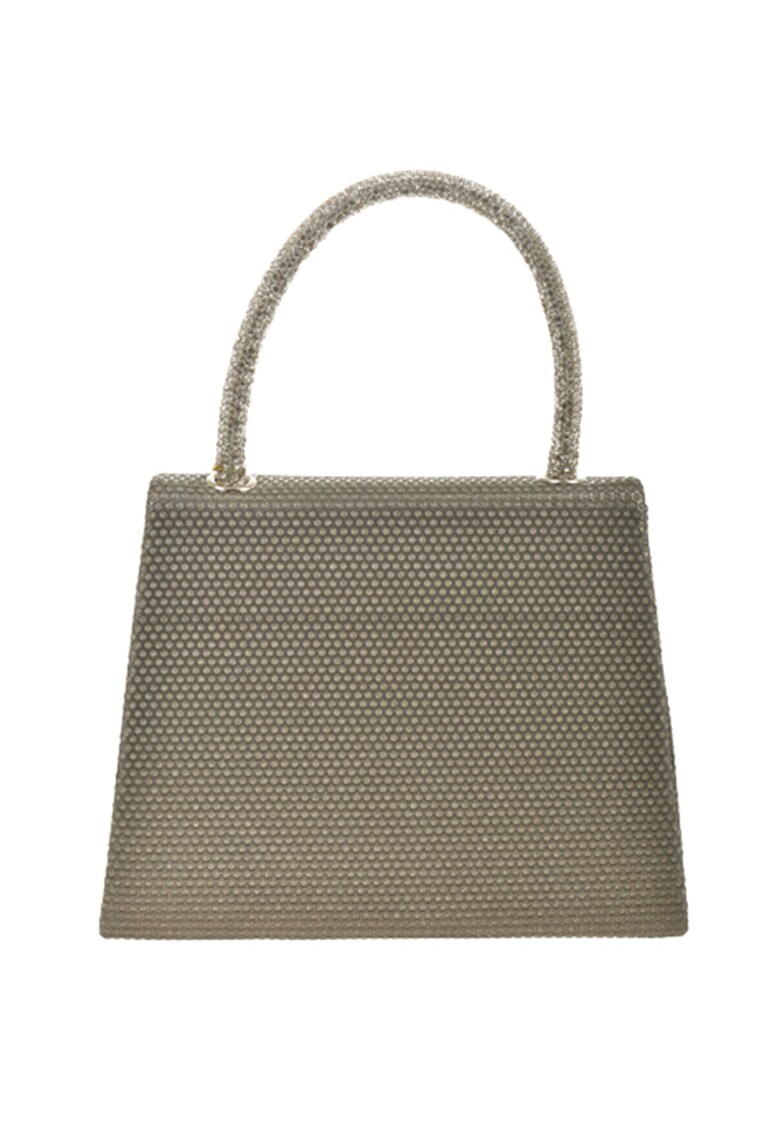 Geanta cu maner - clapa si particule stralucitoare