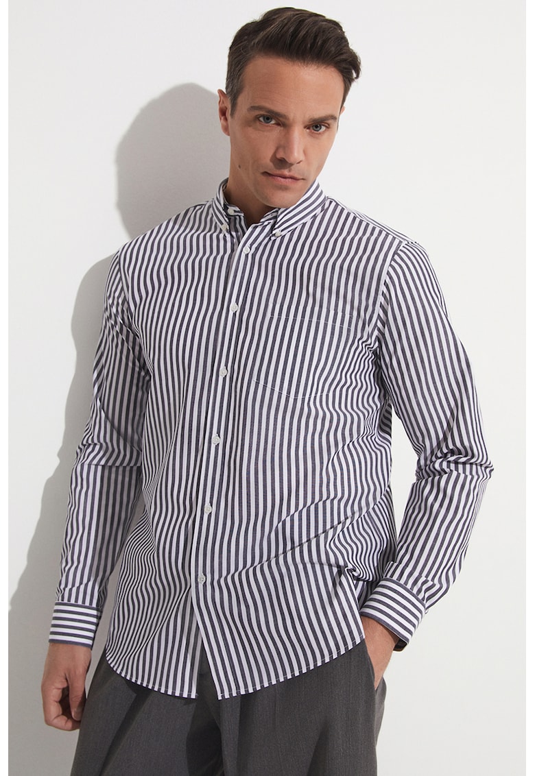 Camasa cu maneci lungi si dungi Camasa cu maneci lungi si dungi