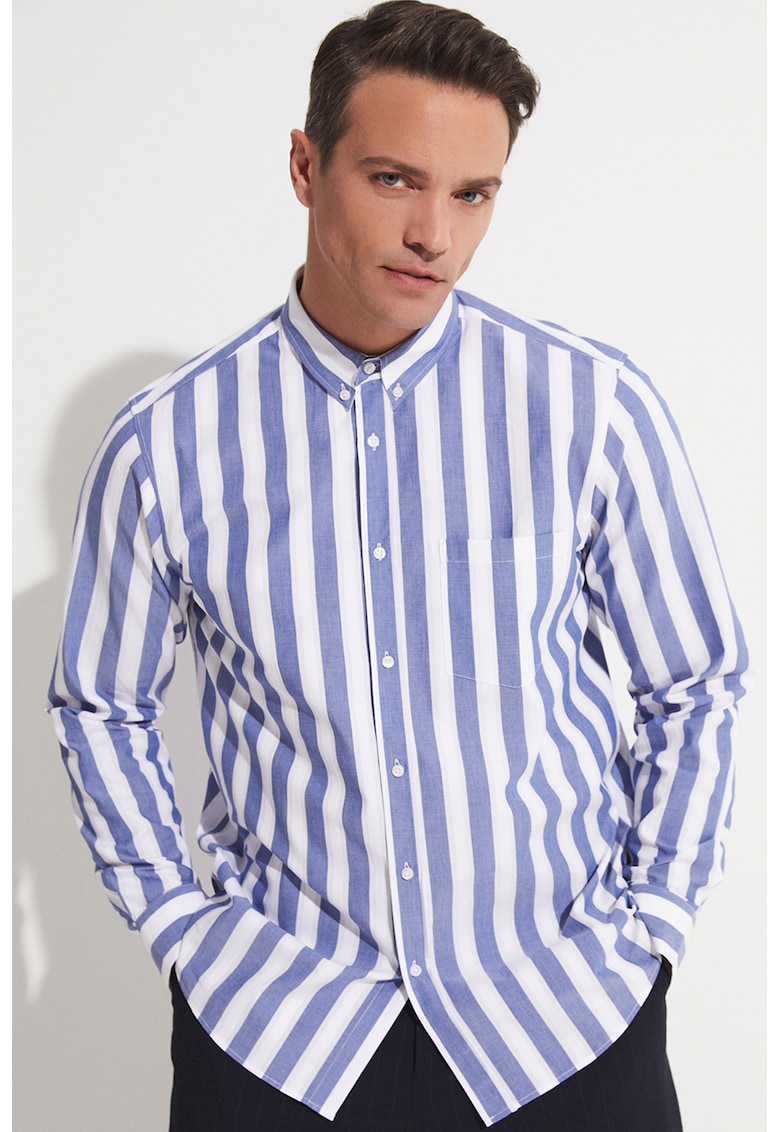 Camasa cu maneci lungi si dungi Camasa cu maneci lungi si dungi