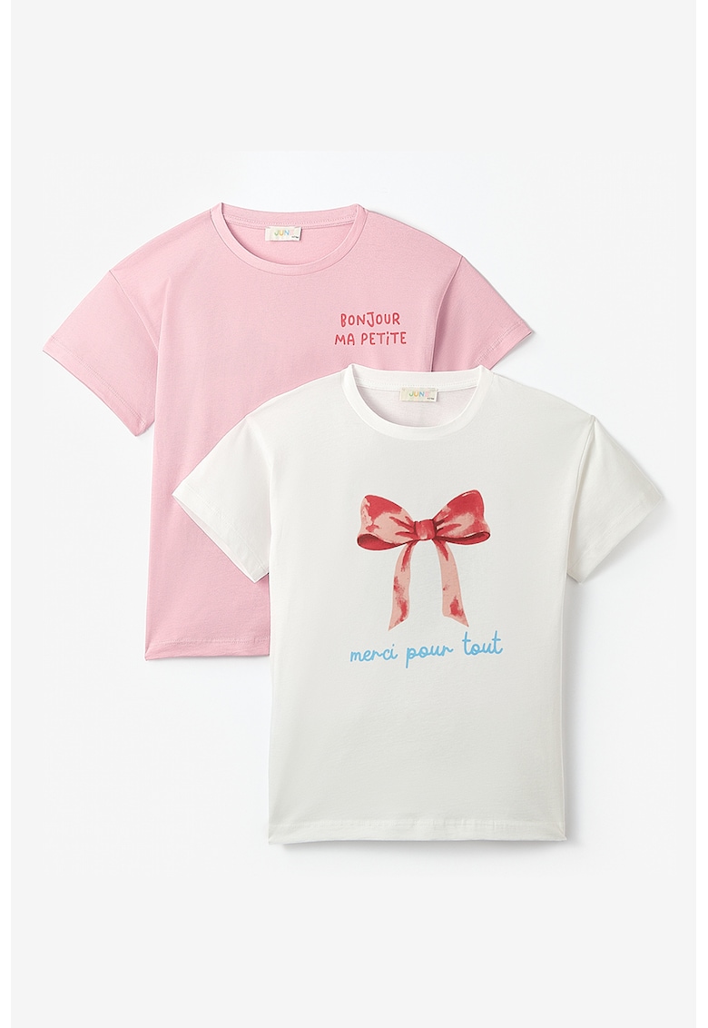 Set de tricouri din bumbac - 2 piese Set de tricouri din bumbac - 2 piese