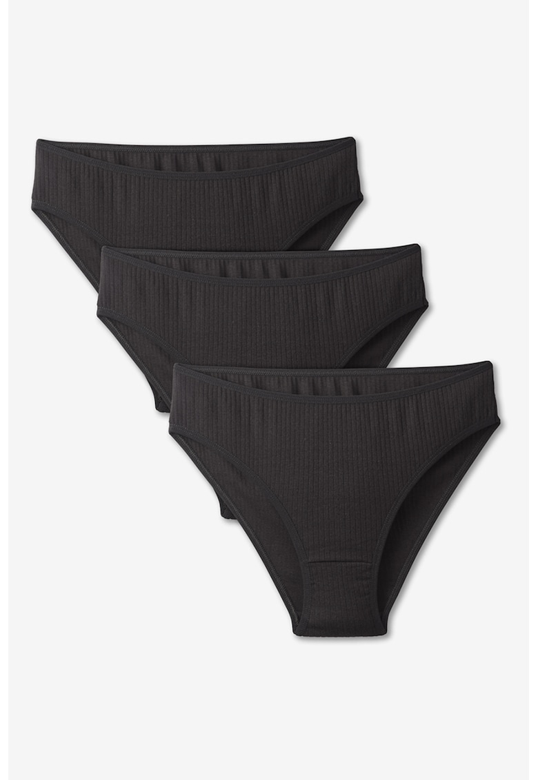 Set de chiloti din amestec de bumbac - 3 perechi Set de chiloti din amestec de bumbac - 3 perechi