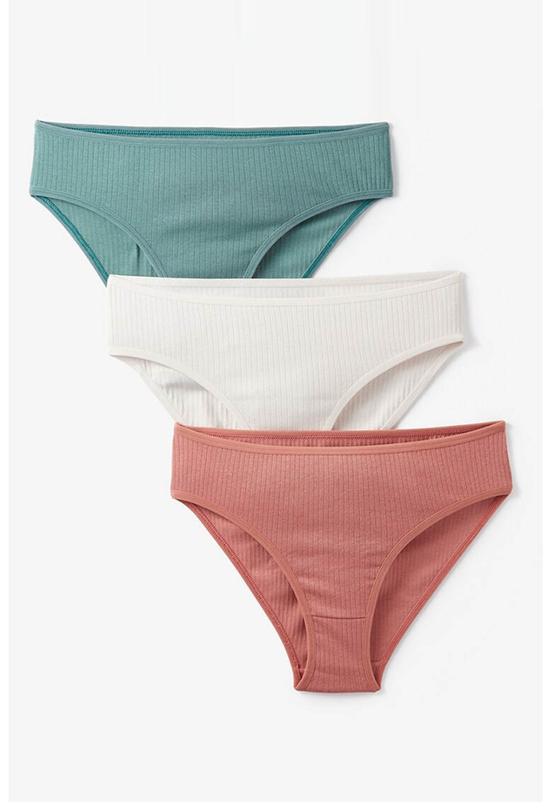Set de chiloti din amestec de bumbac - 3 perechi