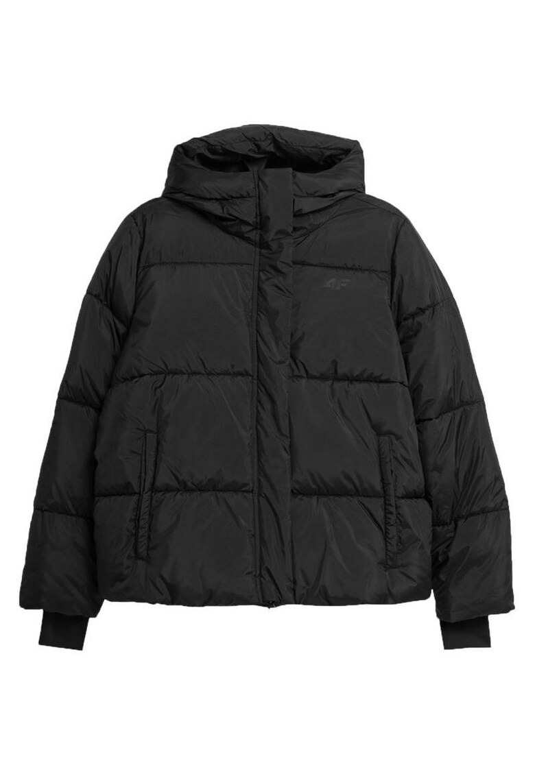 Geaca poliester - negru - Negru
