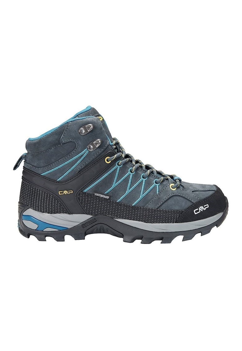 Ghete sport barbati 3Q1294765UM - Piele naturala - Gri
