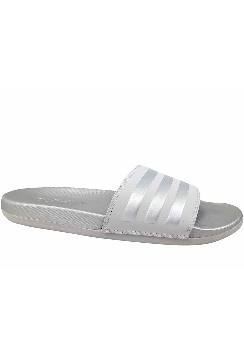 Papuci dama adilette comfort - Sintetic - Argintiu - Argintiu