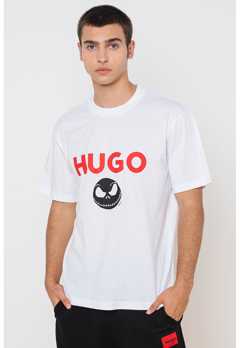 Tricou de bumbac cu logo Jack Skellington