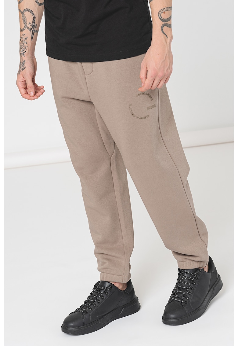 Pantaloni relaxed fit de trening Huggel