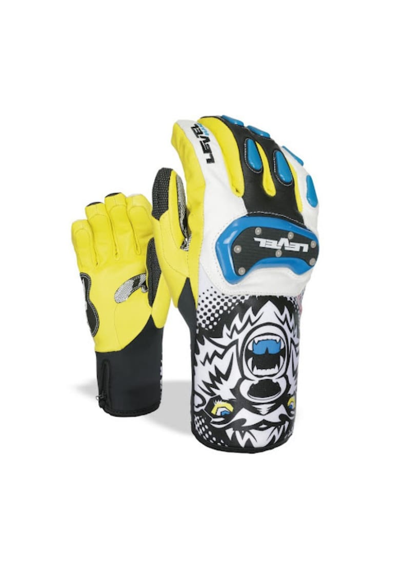 Manusi sport Level - model Race Speed - multicolor - marime XS - material piele naturala si poliester