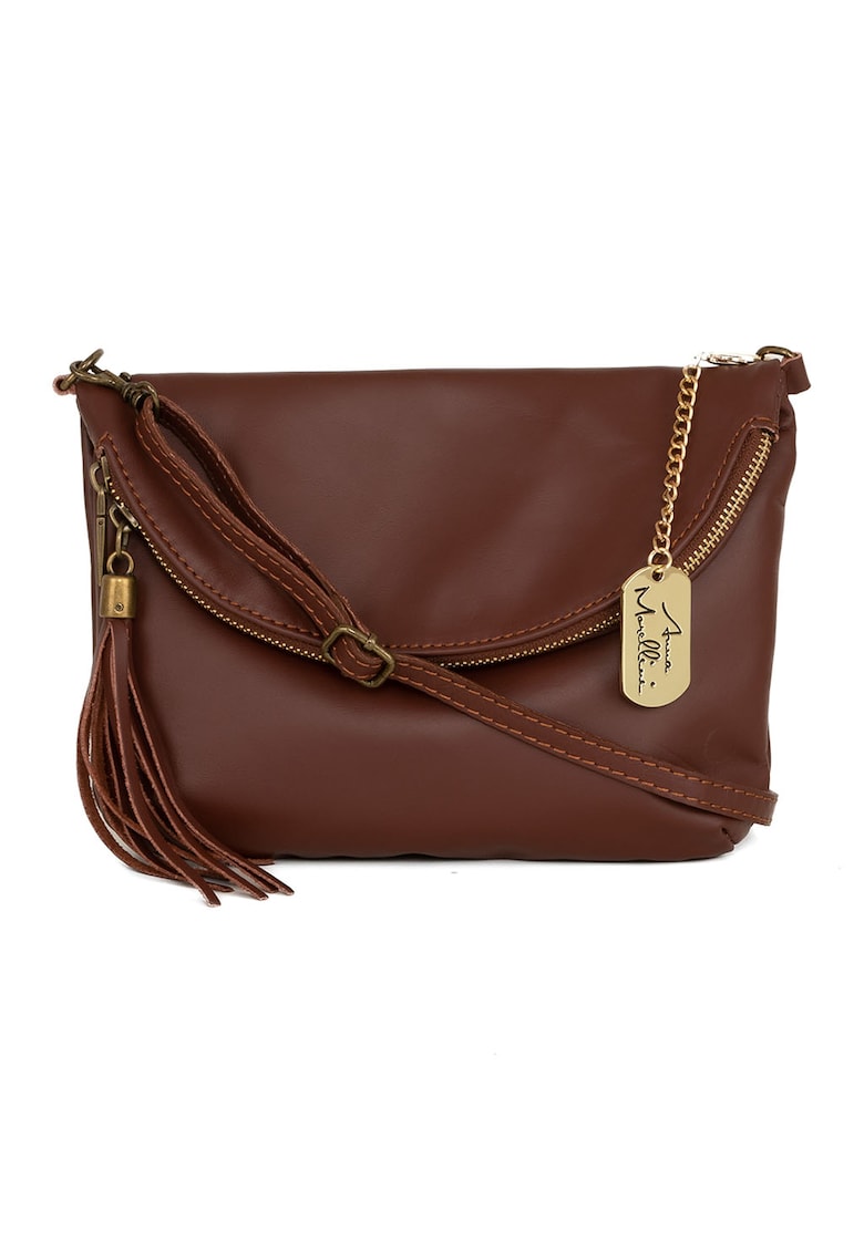 Geanta crossbody de piele cu canaf Alice