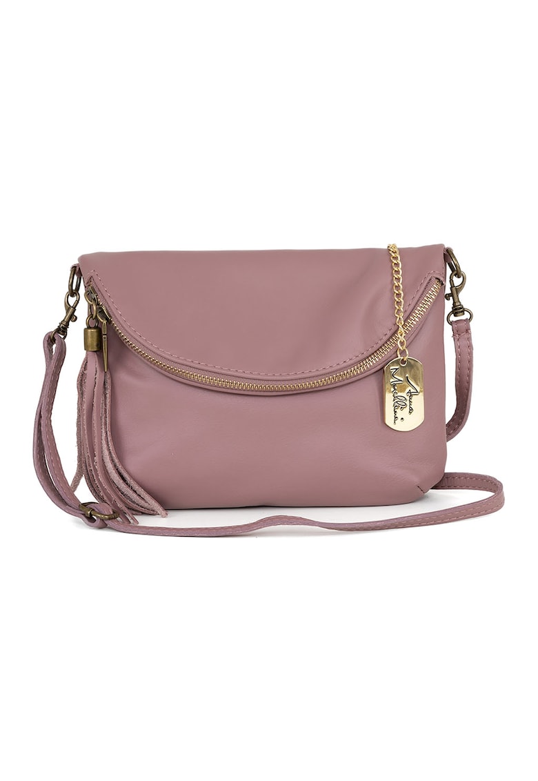 Geanta crossbody de piele cu canaf Alice