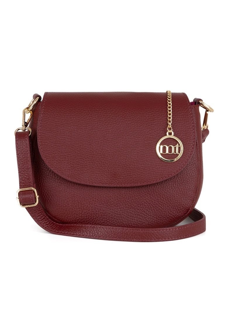 Geanta crossbody de piele cu clapa