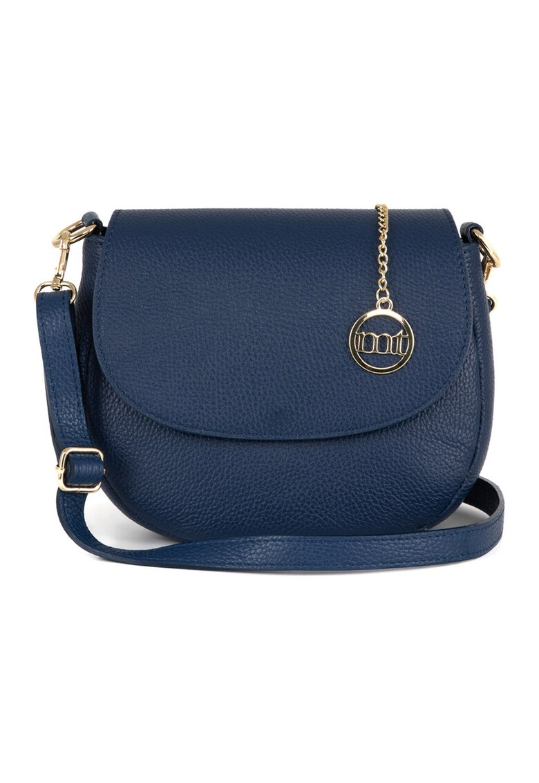 Geanta crossbody de piele cu clapa