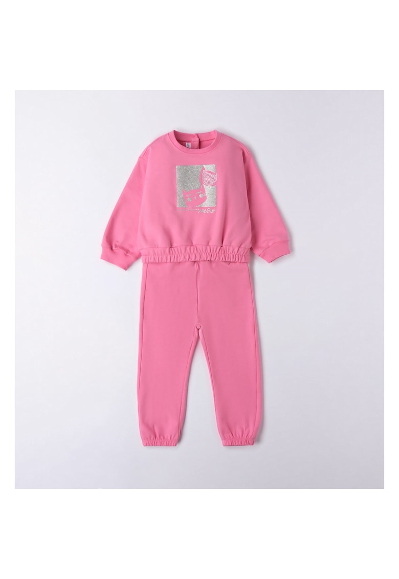 Trening bluza si pantalon pentru fetite - 0.6761 - Roz
