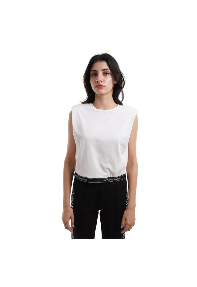Tricou Emporio Armani Train Logo Series W Boxy Tee SS Tape 3DTT22TJ6SZ01100