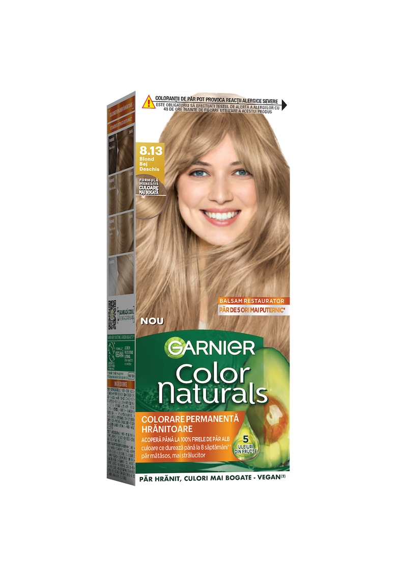 Vopsea de par permanenta cu amoniac Color Naturals - 112 ml