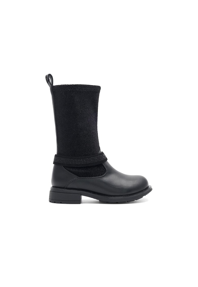 Cizme copii - 590559 - Plastic/Textil - Negru - Negru