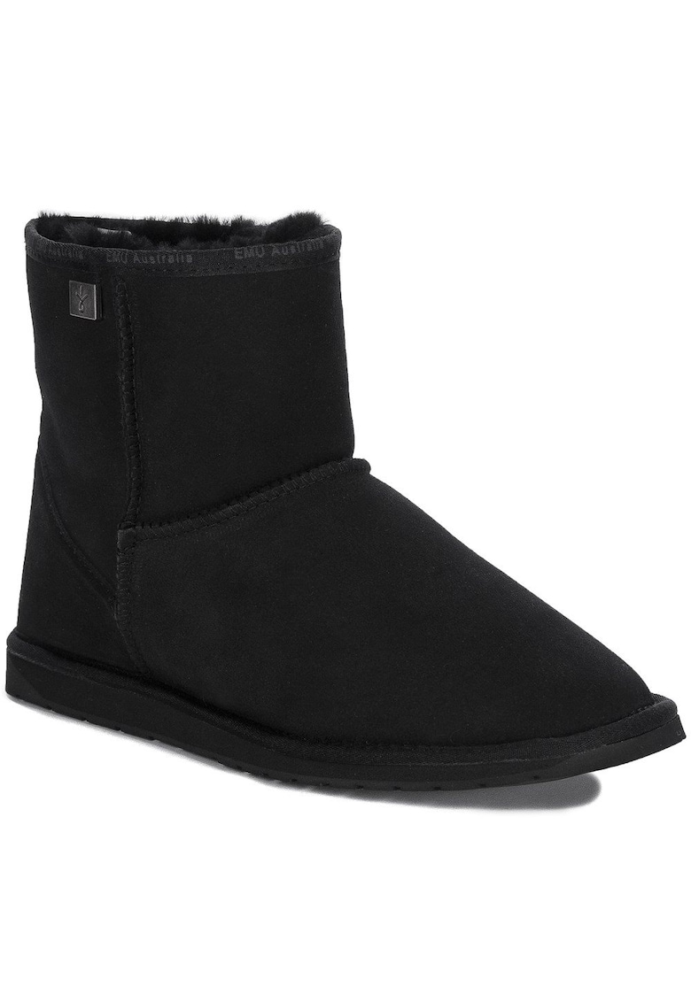 Ghete barbati -  Piele naturala - Negru